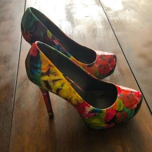 Steve Madden 4” Heels, Floral
